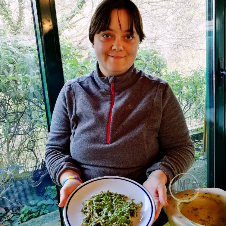 Pasta al pesto day Alessandra Fasce Trofiette al pesto